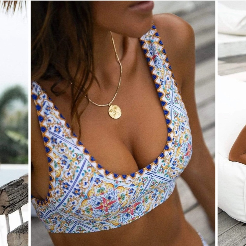 Bydee Swim Sorrento Top in Sicilia NWT